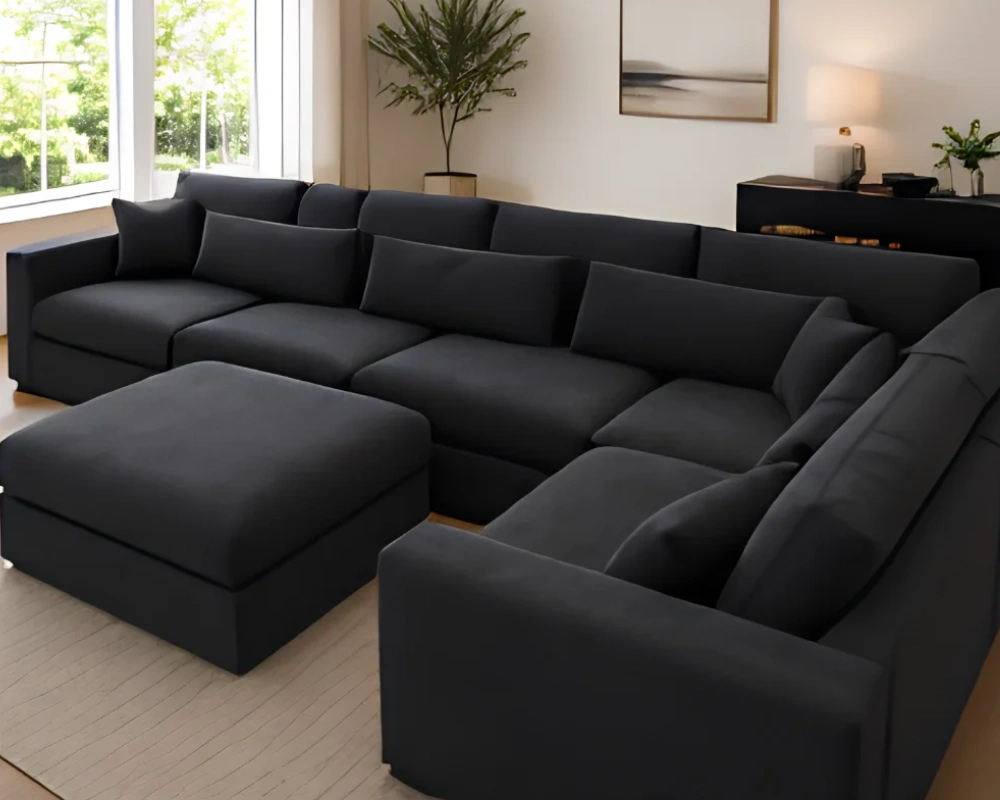 Dylan 5 Seater Sofa - Luxury Dylan 5-Seater Sofa - Contemporary Dylan L-Shaped Sofa - Image 2