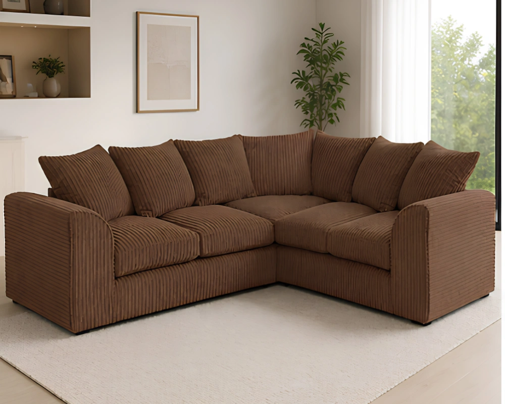 Designer Dylan 5 Seater Corner Sofa – Premium Comfort & Style - Modern Fabric Dylan 5 Seater Corner Sofa – Comfortable Seating - Image 3