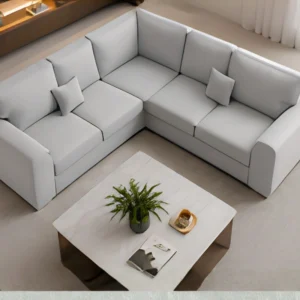 Dylan Modern Corner 5 Seater Leather Sofa – Luxury Dylan 5-Seater Corner Sofa