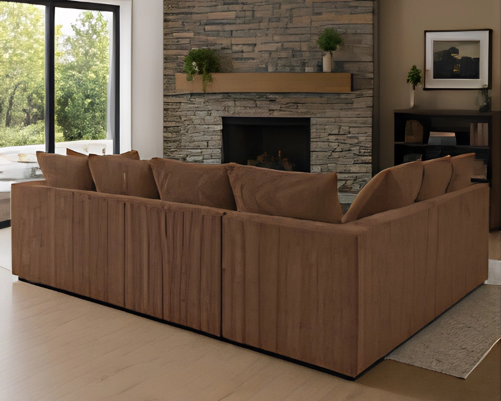 Designer Dylan 5 Seater Corner Sofa – Premium Comfort & Style - Modern Fabric Dylan 5 Seater Corner Sofa – Comfortable Seating - Image 2