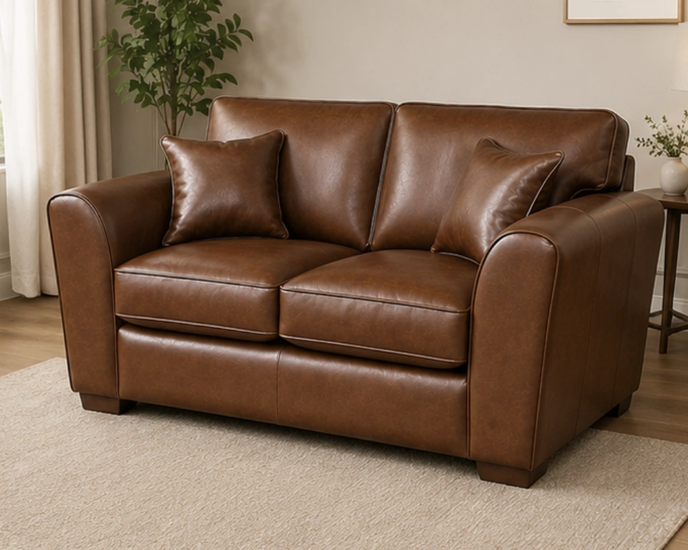 Dylan 2 Seater Leather Sofa - Elegan living room furniture - Image 2