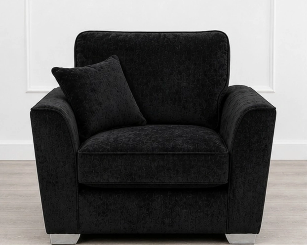 Dylan 1-Seater Sofa – Modern Black Sofa