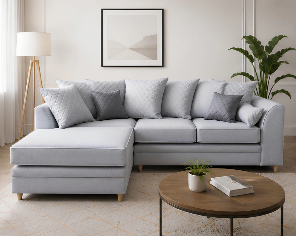 Comfortable Dylan 4 Seater Corner Sofa – Luxury Home Furniture