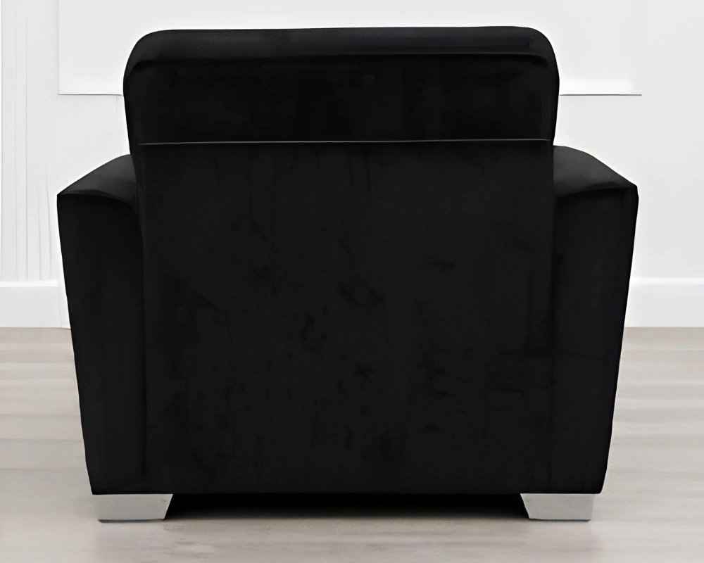 Dylan 1-Seater Sofa – Modern Black Sofa - Image 4