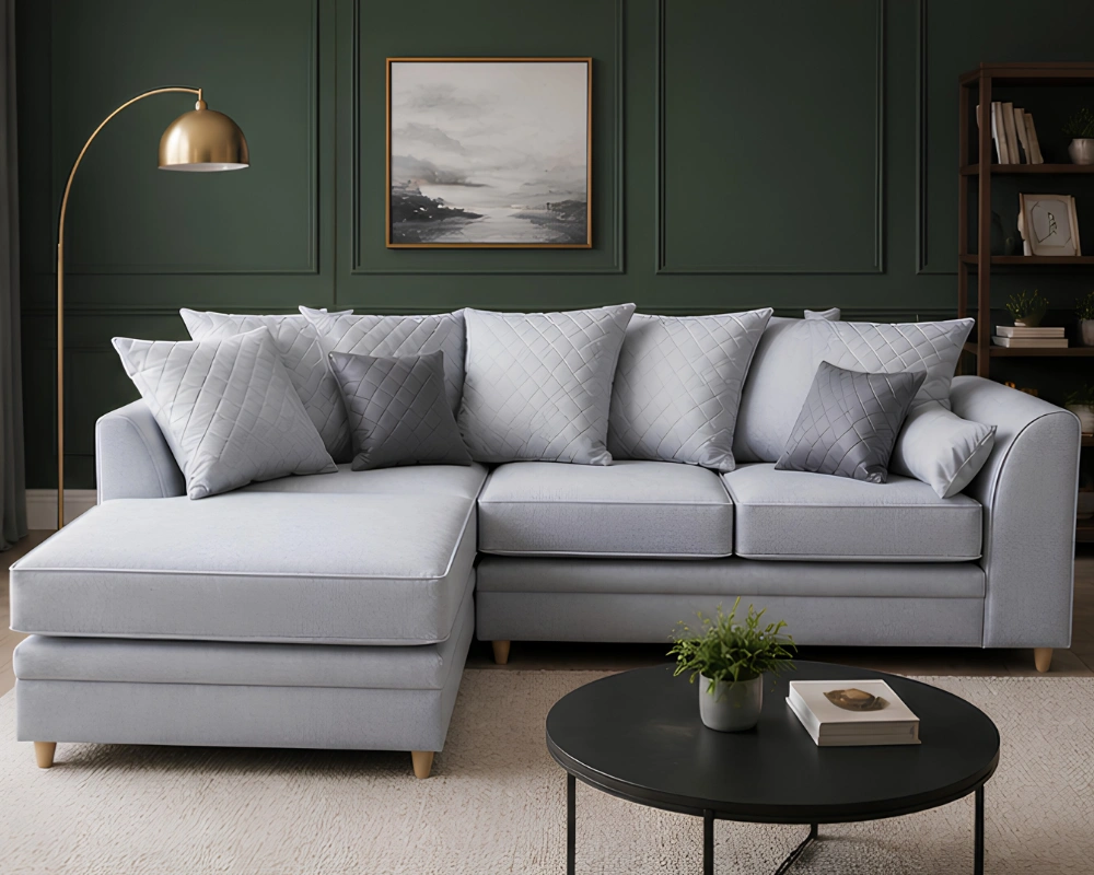 Comfortable Dylan 4 Seater Corner Sofa – Luxury Home Furniture - Image 3