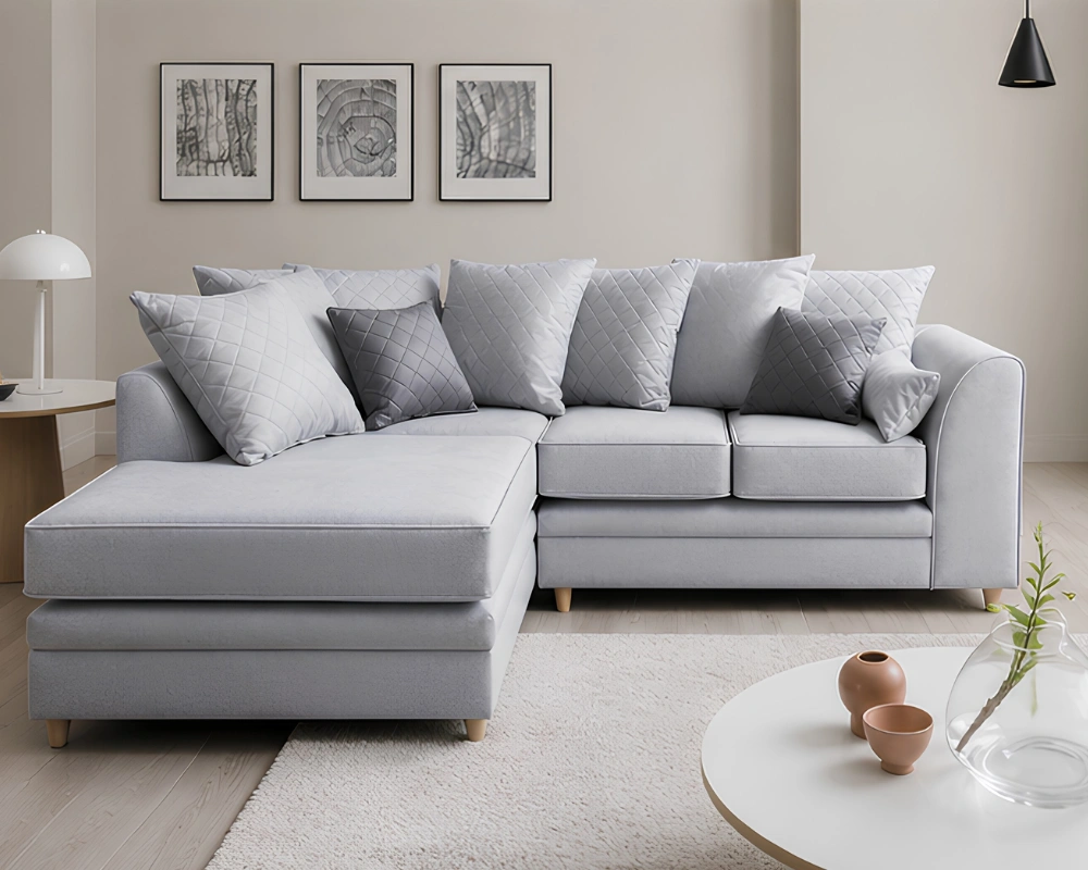 Comfortable Dylan 4 Seater Corner Sofa – Luxury Home Furniture - Image 4