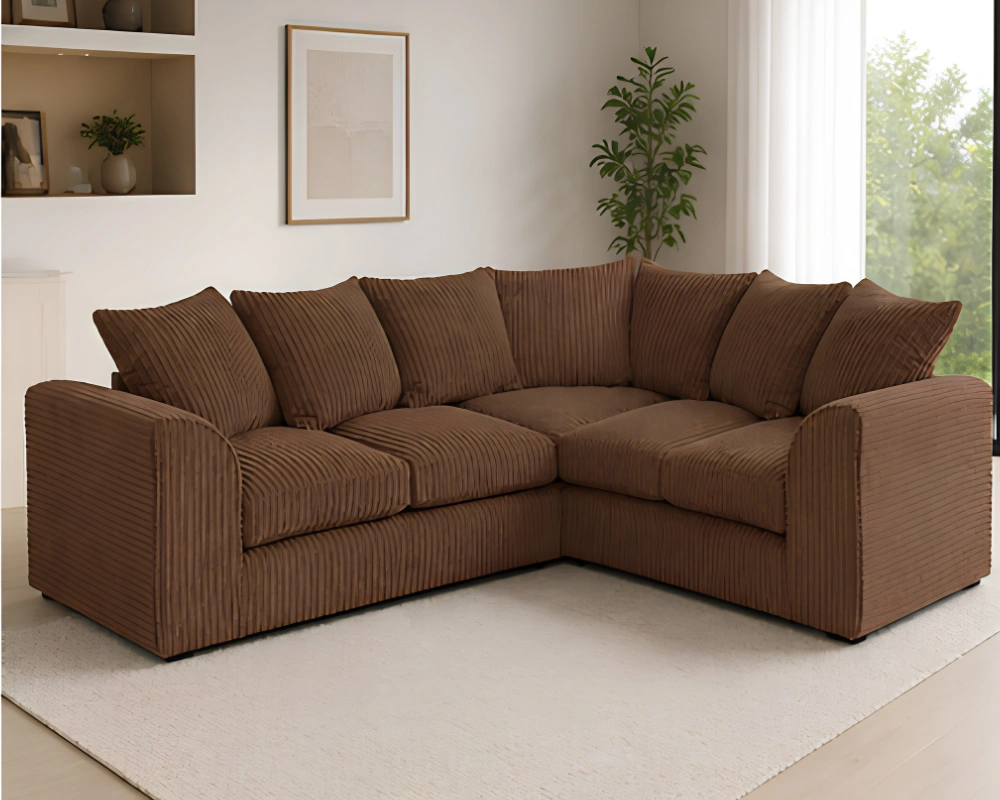 Designer Dylan 5 Seater Corner Sofa – Premium Comfort & Style - Modern Fabric Dylan 5 Seater Corner Sofa – Comfortable Seating