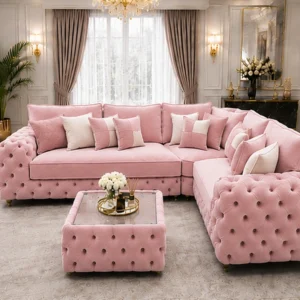 Premium Ashton Sectional Sofa – Modern Luxury Tufted Corner Couch