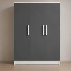 Modern 3 Door Wardrobe with Spacious Storage - Stylish 3 Door Wardrobe for Bedroom