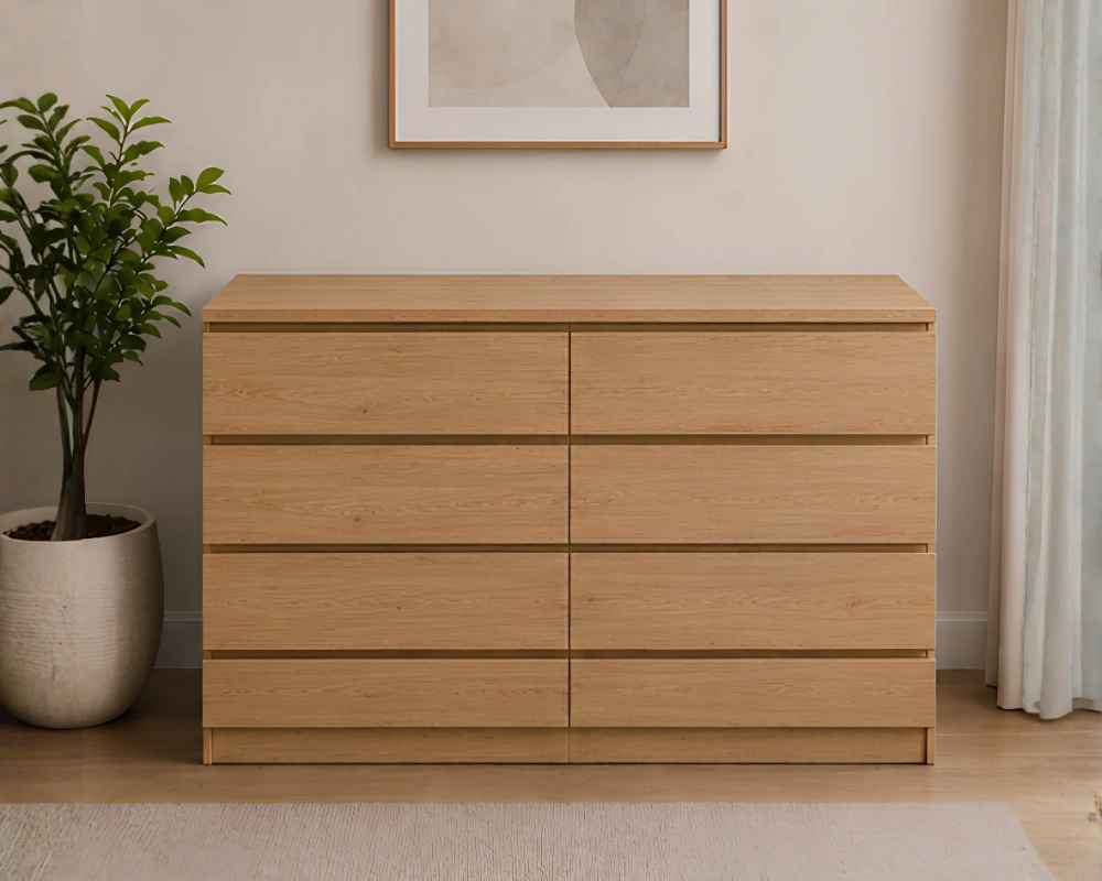 Chest of 4+4 Drawers – 4+4 Chest of Drawers – Elegant Contemporary Drawers - Image 2