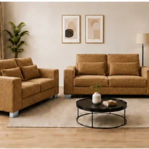 Elegant Comfort Oak Sofa – Premium 3+2 Seater Set for Contemporary Interiors