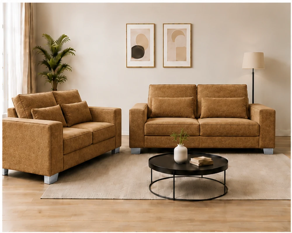 Elegant Comfort Oak Sofa – Premium 3+2 Seater Set for Contemporary Interiors