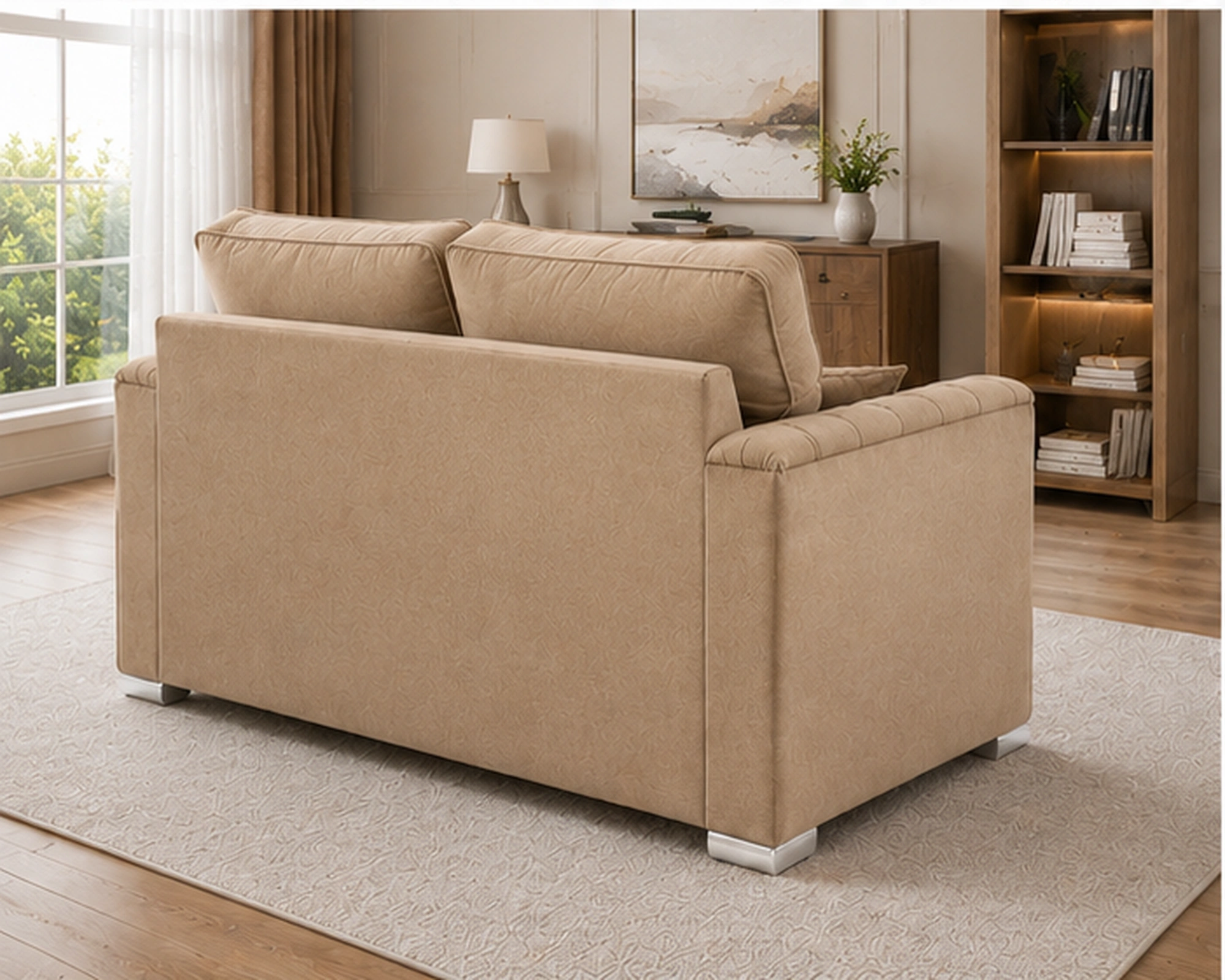 Elegant 2 Seater Sofa – Stylish Living Room Furniture Luxury Chesterfield Style 2 Seater Sofa - Image 4