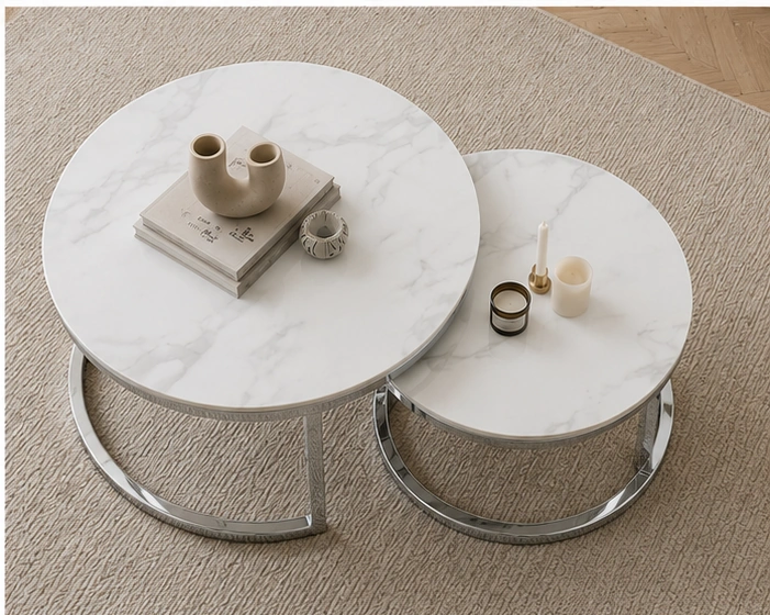 Luxury Living Room Coffee Table – Contemporary Stylish Centre Table with Modern Finish - Image 2