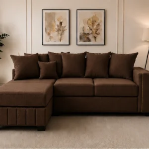 Elegant L-Shaped Sofa with Chaise – Modern Sectional Sofa for Stylish Living Rooms