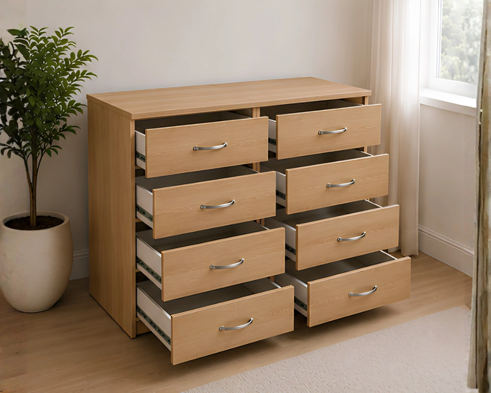 Stylish 4/4 Chest of Drawers – Contemporary Storage - Chest of 4 Drawers - Image 2