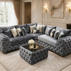 Premium Ashton Corner Sectional – Stylish Deep-Seated L-Shaped Sofa