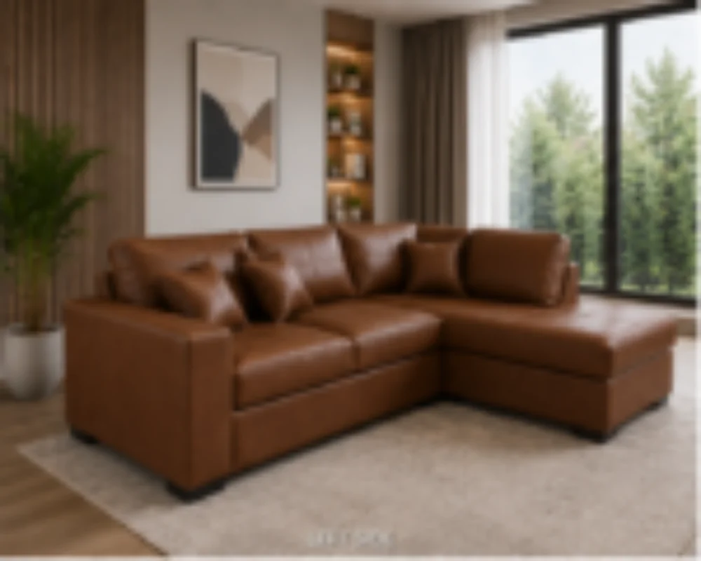Dylan Premium 4 Seater Leather Sofa – Dylan Luxury Corner Sofa - Image 2