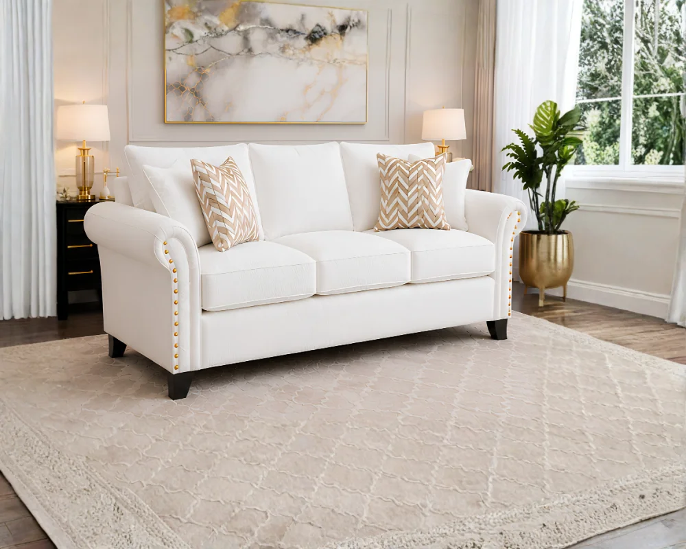 Harrison Elegant Seating Sofa - 3 Seater Sofa - Stylish Sofa - Image 2