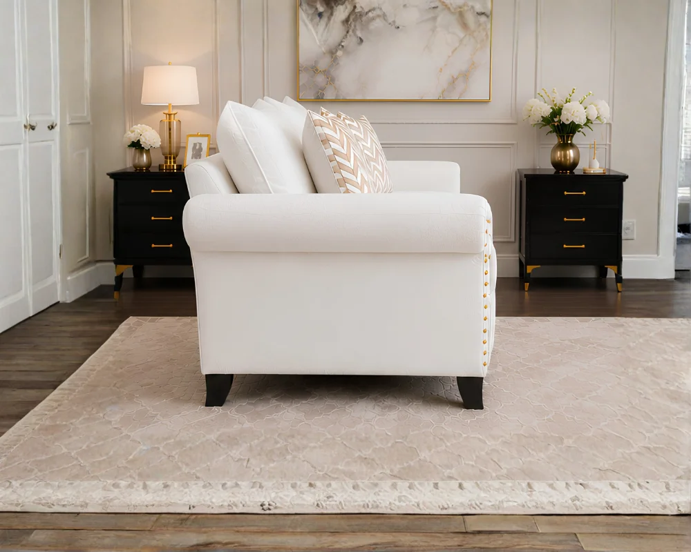 Harrison Elegant Seating Sofa - 3 Seater Sofa - Stylish Sofa - Image 3