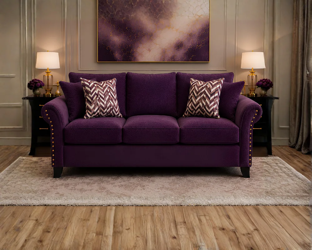 Harrison 3 Seater Sofa – Luxury Fabric Couch