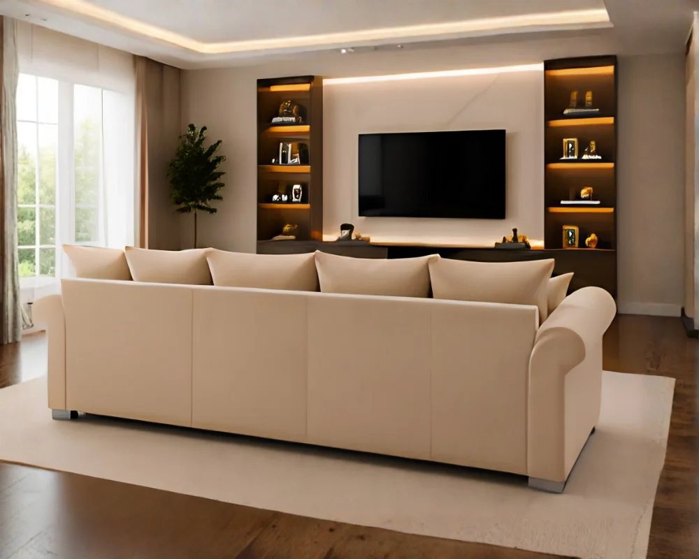 Harrison Premium Family Sofa – Large Corner L Shape Sofa - 5 Seater Sofa - Image 3
