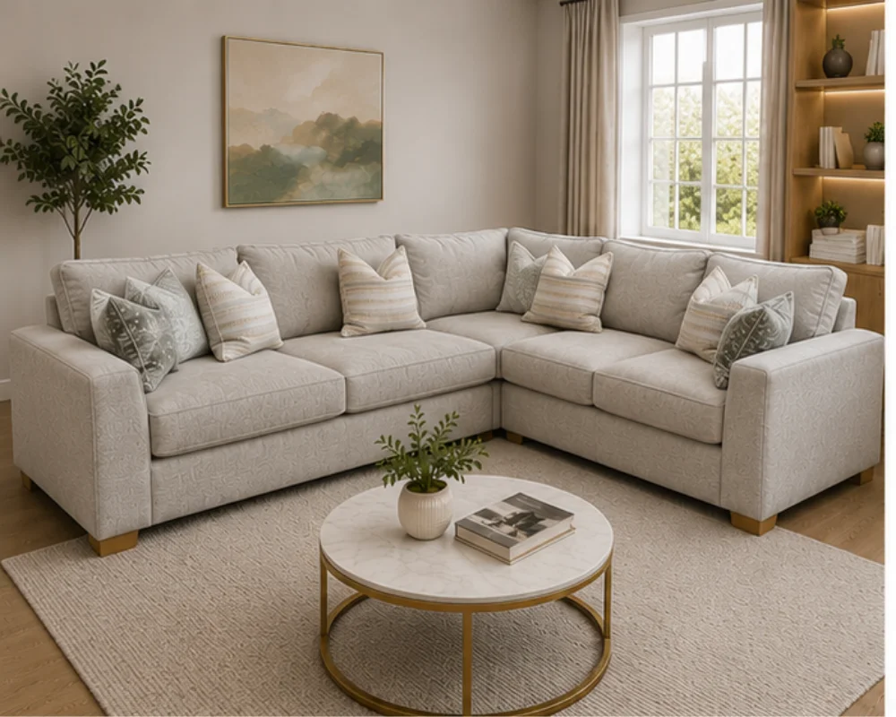 Dylan 5-Seater Modern Corner Sofa - Modern Living Dylan Sofa
