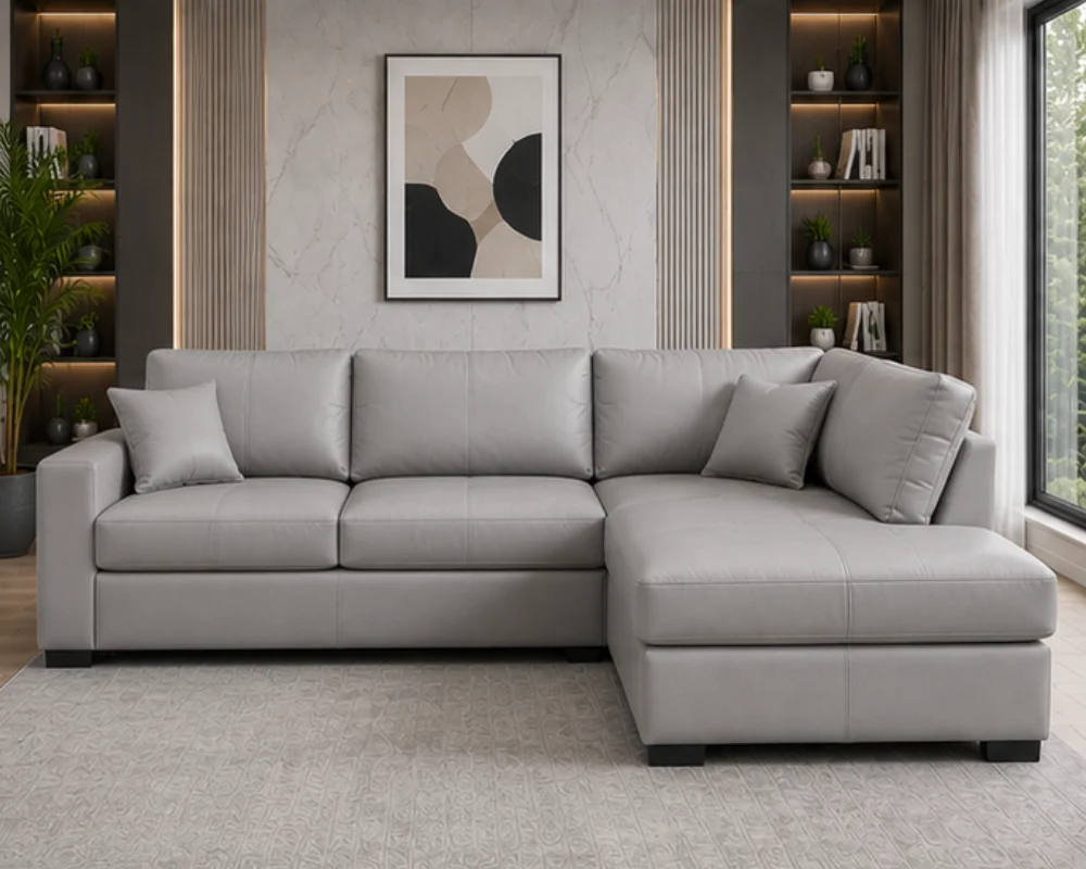 Dylan 4 Seater Leather Sofa - Dylan Modern Comfort Sofa – Dylan Prestige Corner Sofa - Image 3