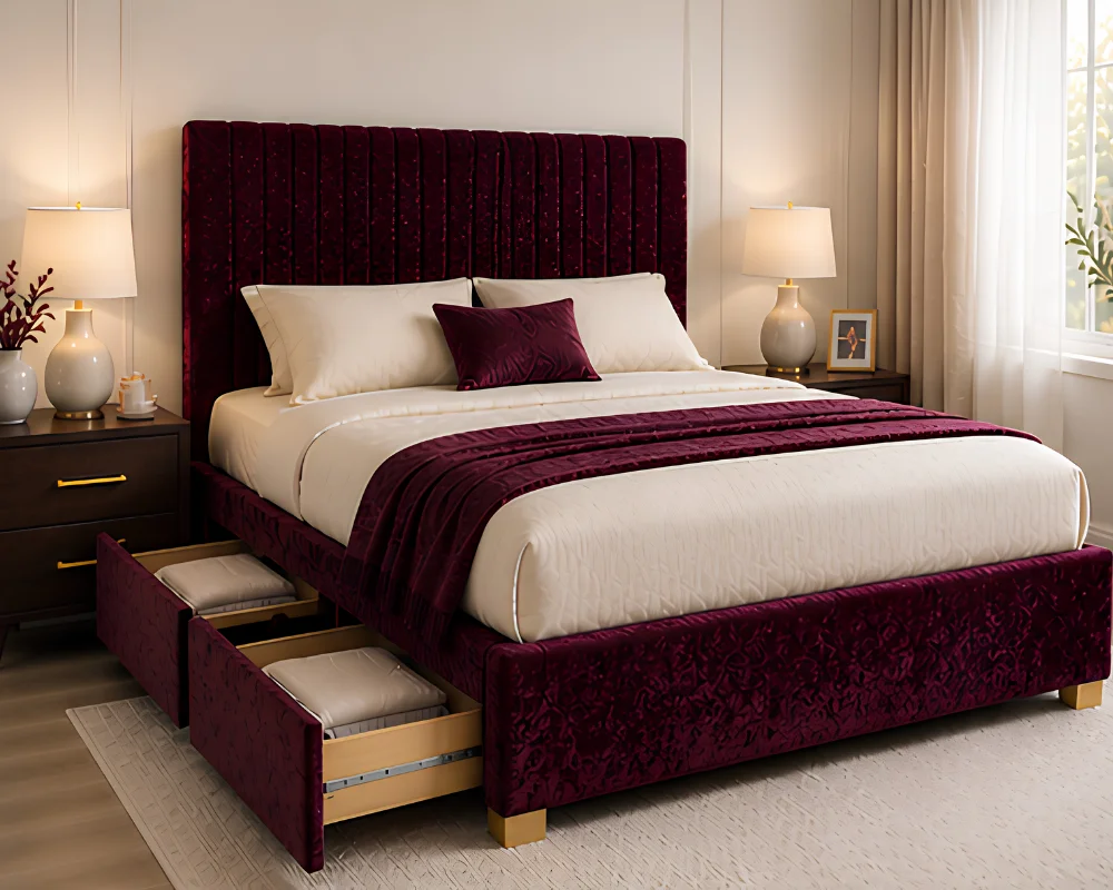 Divan Bed - King Size Divan Bed with Mattress Included