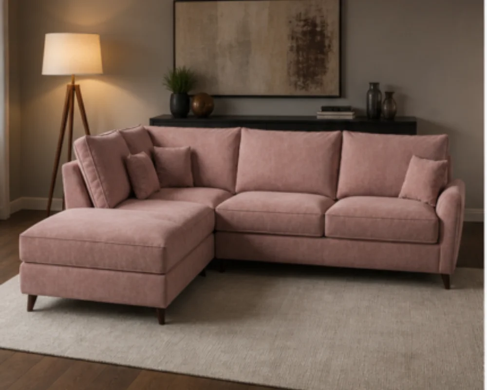 Spacious Dylan 4 Seater Corner Sofa – Luxury Family Seating - Image 2