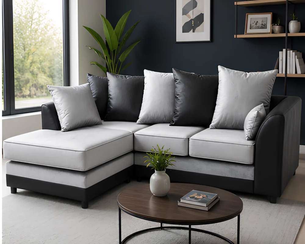 Premium Dylan 4 Seater Corner Sofa – Soft & Durable Build - Image 3