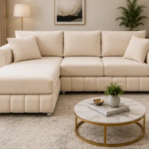 Lilly 4 Seater L Shape Corner Sofa, Lilly Premium L Shaped Sofa – Modern Home Furniture