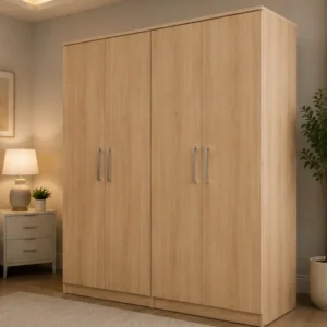 4 Door Wardrobe – Contemporary Storage Style - High Quality 4 Door Wardrobe – Strong & Stylish Build