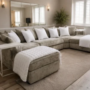 U shape 5 seater sofa