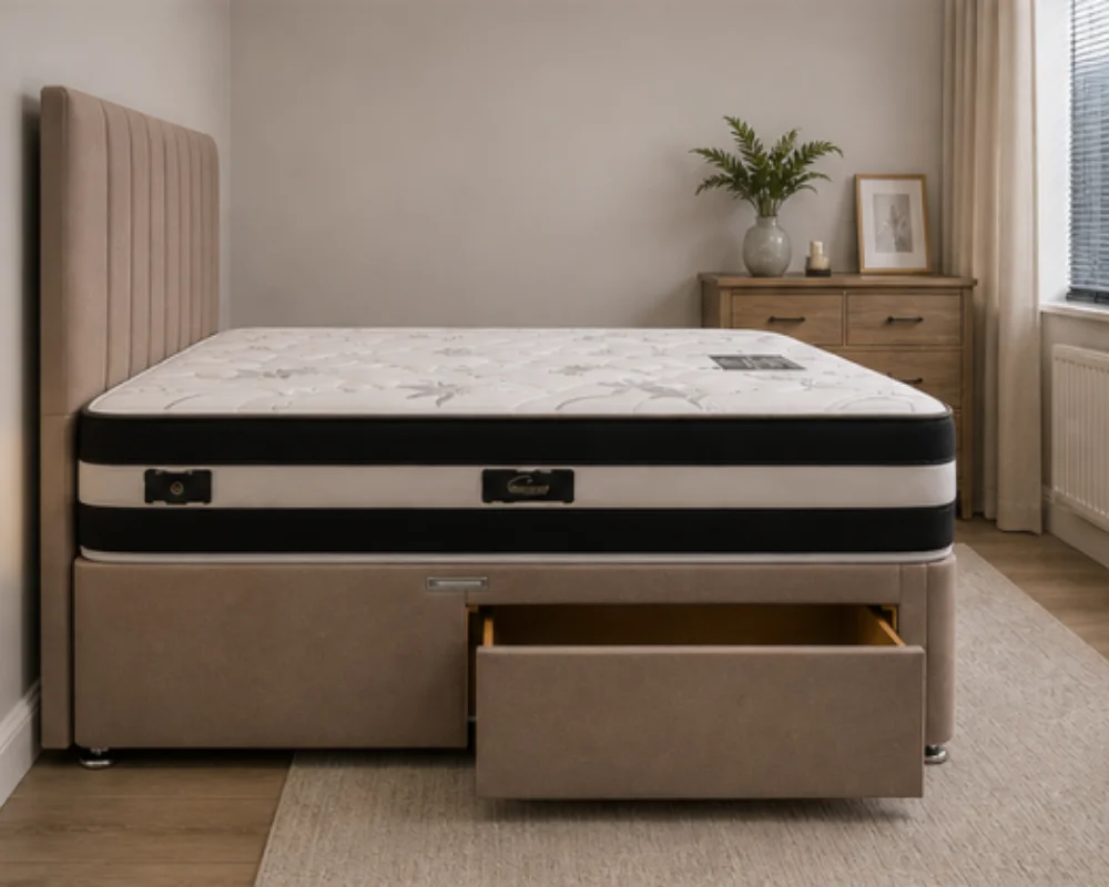 Super King Size Divan Bed - Divan Bed - Super King Size Divan Bed – Mattress Included with Storage - Image 2