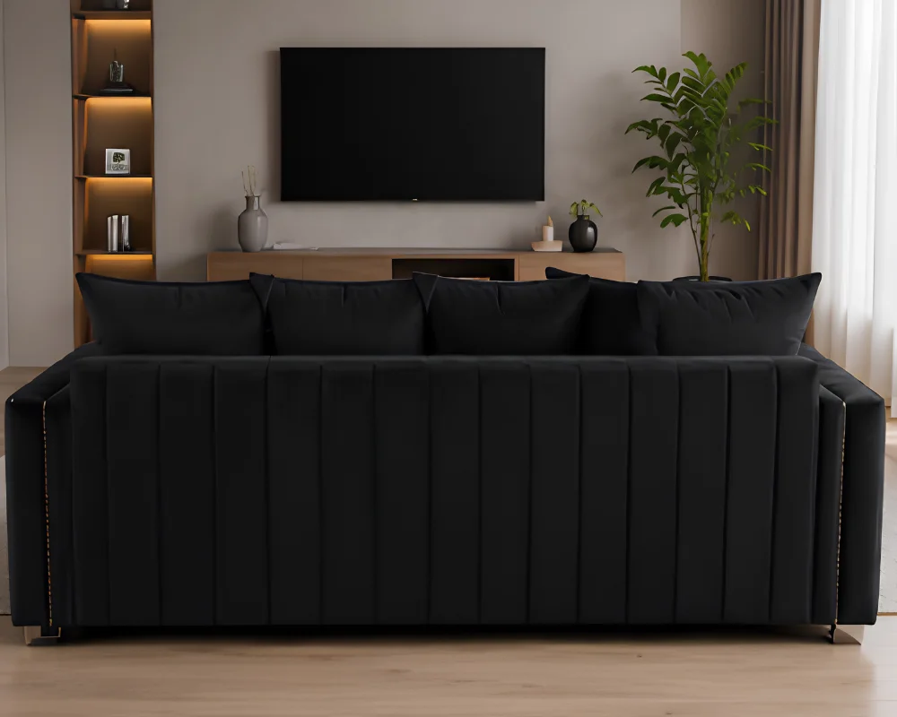 Maya 4 Seater L Shape Sofa – Stylish Corner Lounge Sofa - Modern Maya 4 Seater Sofa - Image 2