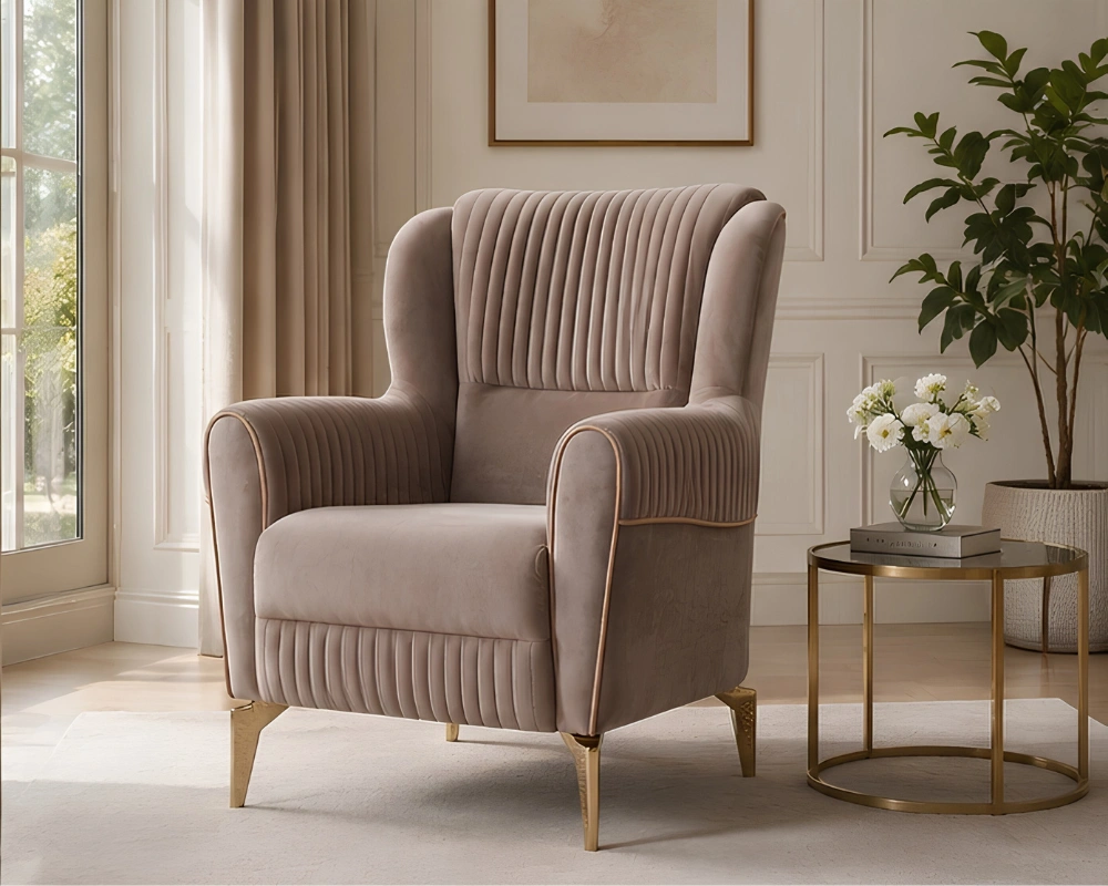 Modern Comfortable 1 Seater Sofa – Elegant Home Seating