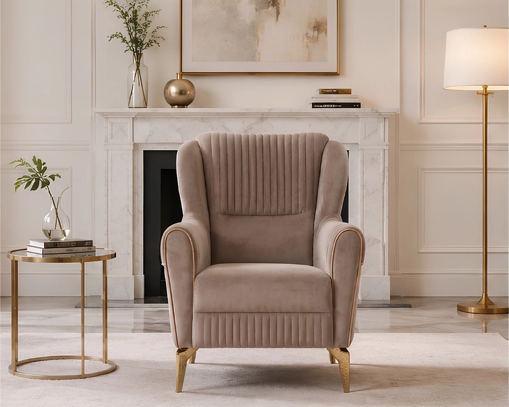Modern Comfortable 1 Seater Sofa – Elegant Home Seating - Image 3