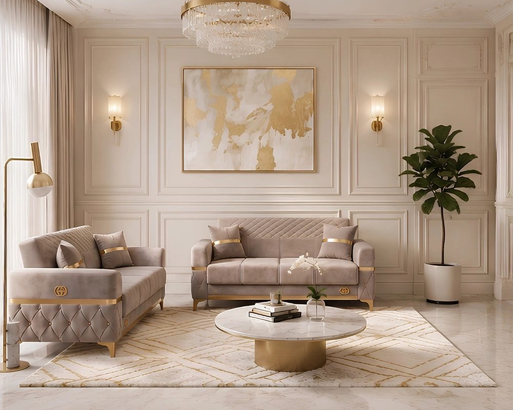 Stylish Modern 2+2 Sofa Set – Complete Lounge Furniture