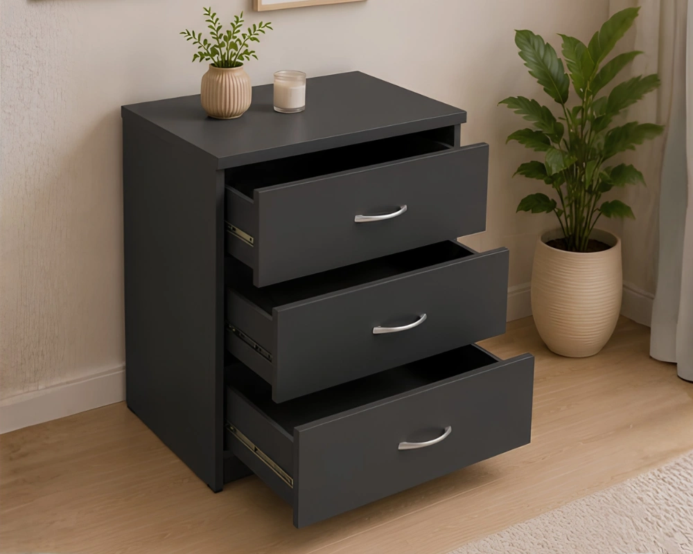 2 Bedside Tables – Modern Bedroom Furniture - 2 side Tables