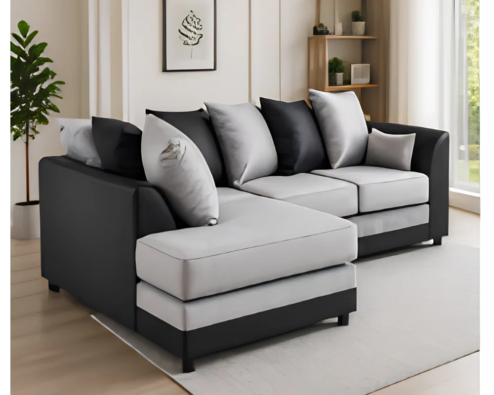 Premium Dylan 4 Seater Corner Sofa – Soft & Durable Build - Image 2