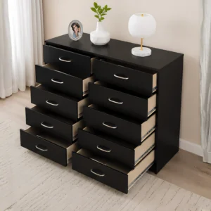 Chest of Drawers 5+5 - Designer Bedroom Chest - Luxury Bedroom Chest