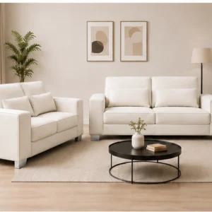 Luxury Sofa Set Off White – Modern 3+2 Seater Sofa for Elegant Living Room
