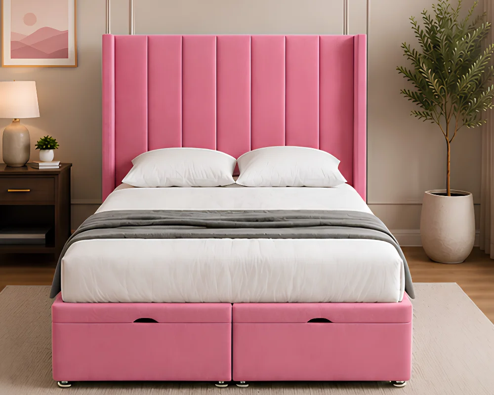 Double Size Ottoman Bed - Ottoman Bed 160x200 cm