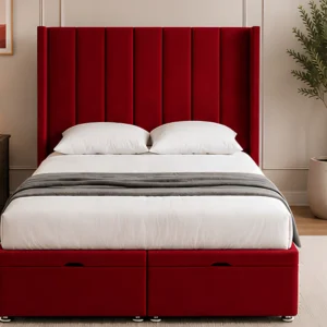 Double Size Ottoman Bed Frame with Mattress - Stylish Double Storage Bed with Mattress
