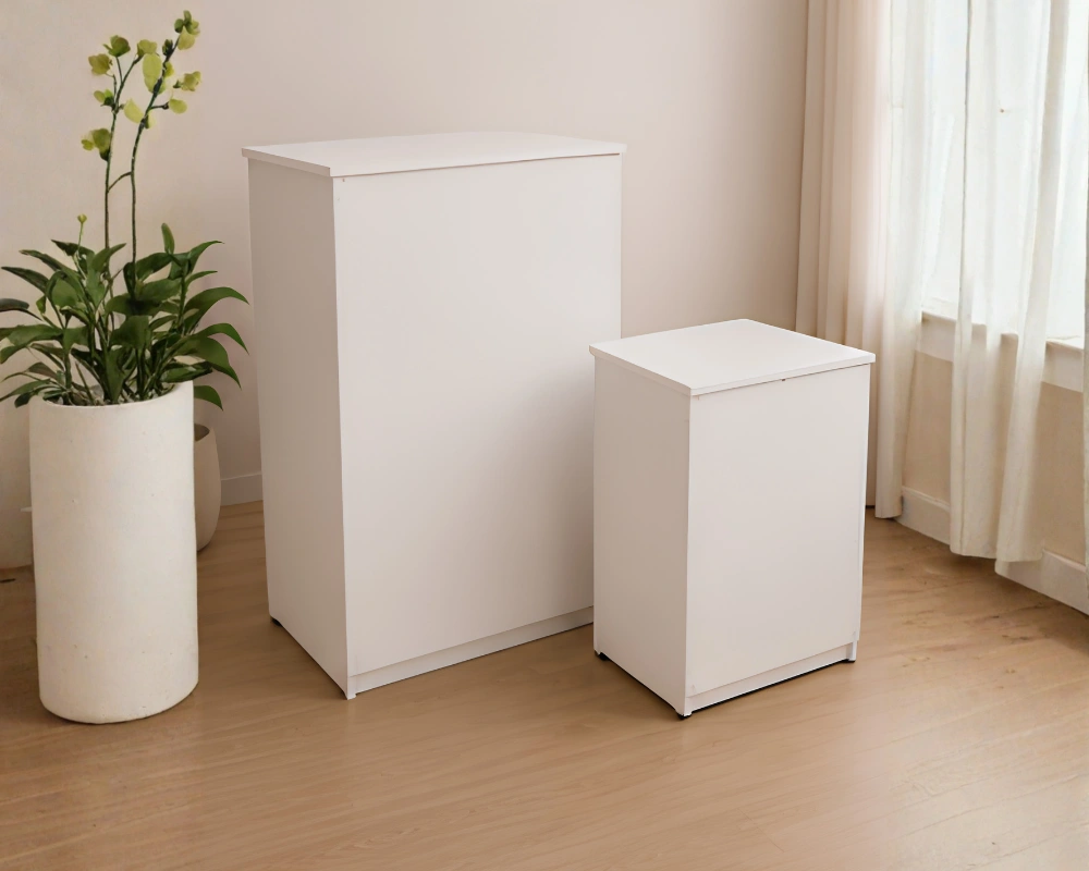 Chest of 5 Drawers With Side Table - Chest of 5 Drawers - Elegant Wooden Side Table - Premium Storage Cabinet - Image 3