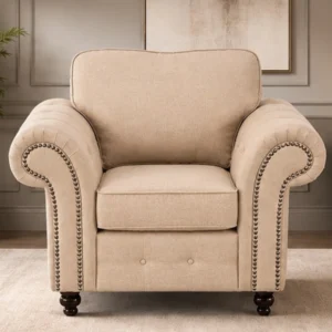 Oakland Sofa – Luxury Curved Armchair Design - Premium Comfort & Elegant Finish