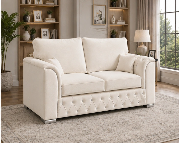 Stylish Chesterfield Sofa – Comfortable 2 Seater Design Premium 2 Seater Living Room Sofa – Elegant Appearance - Image 2