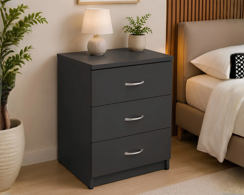2 Bedside Tables – Modern Bedroom Furniture - 2 side Tables - Image 4