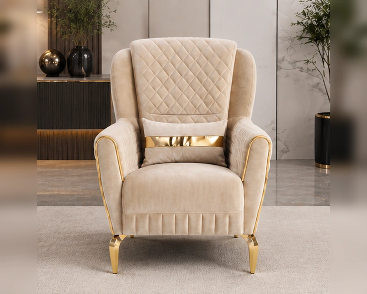 ALTUS Turkish Sofa - Modern 1 Seater Armchair Sofa Collection